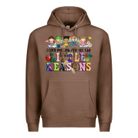 Chestnut i love my job for all the little reasons Premium Hoodie - JahusDesignShop