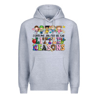 Heather Grey i love my job for all the little reasons Premium Hoodie - JahusDesignShop