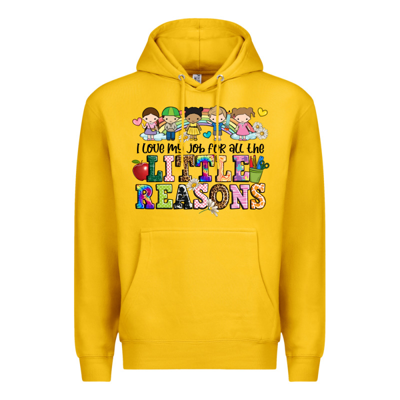 I Love My Job For All The Little Reasons Premium Hoodie by JahusDesignShop | Teevron
