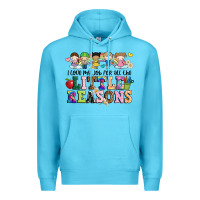 Ocean Blue i love my job for all the little reasons Premium Hoodie - JahusDesignShop