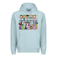 Blue Mist i love my job for all the little reasons Premium Hoodie - JahusDesignShop