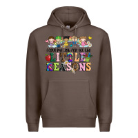 Coffee i love my job for all the little reasons Premium Hoodie - JahusDesignShop