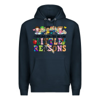 Navy i love my job for all the little reasons Premium Hoodie - JahusDesignShop