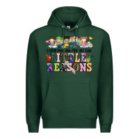 Sports Green i love my job for all the little reasons Premium Hoodie - JahusDesignShop