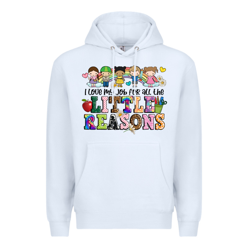 I Love My Job For All The Little Reasons Premium Hoodie by JahusDesignShop | Teevron