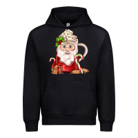 Black santa coffee Urban Hoodie - JahusDesignShop