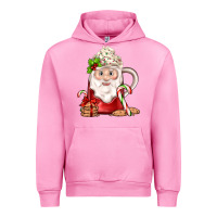 Fuchsia Pink santa coffee Urban Hoodie - JahusDesignShop