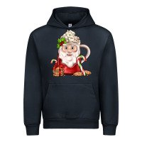 Navy santa coffee Urban Hoodie - JahusDesignShop
