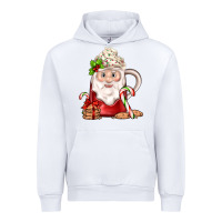 White santa coffee Urban Hoodie - JahusDesignShop