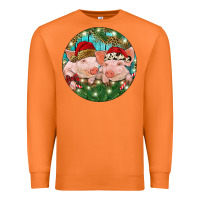 Carrot Christmas Pigs Premium Sweatshirt - RanaPortraitStore
