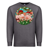 Christmas Pigs Premium Sweatshirt | Teevron