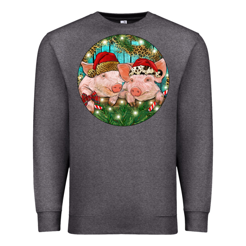 Christmas Pigs Premium Sweatshirt by RanaPortraitStore | Teevron