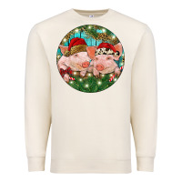 Sandshell Christmas Pigs Premium Sweatshirt - RanaPortraitStore
