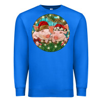 True Royal Christmas Pigs Premium Sweatshirt - RanaPortraitStore