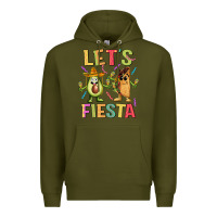 Army Green let's fiesta taco Premium Hoodie - JahusDesignShop