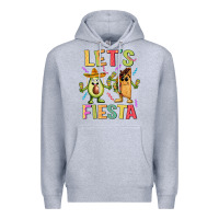 Heather Grey let's fiesta taco Premium Hoodie - JahusDesignShop