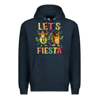 Navy let's fiesta taco Premium Hoodie - JahusDesignShop
