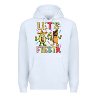 White let's fiesta taco Premium Hoodie - JahusDesignShop