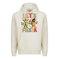 Oatmeal Heather let's fiesta taco Premium Hoodie - JahusDesignShop