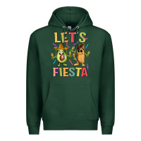 Sports Green let's fiesta taco Premium Hoodie - JahusDesignShop