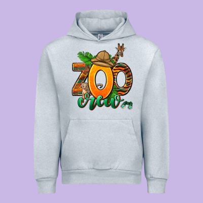 Zoo Crew Urban Hoodie Designed By Adodesignshop