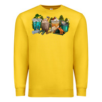 Lemon camping coffee cups Premium Sweatshirt - texasbilliewilder