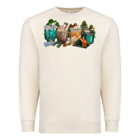 Sandshell camping coffee cups Premium Sweatshirt - texasbilliewilder