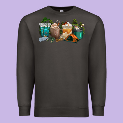 Premium Sweatshirt camping coffee cups