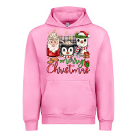Fuchsia Pink merry Christmas coffee Urban Hoodie - JahusDesignShop