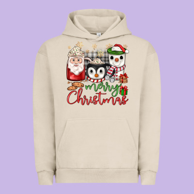 Merry Christmas Coffee Urban Hoodie Designed By Jahusdesignshop