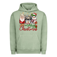 Pigment Oil Green merry Christmas coffee Urban Hoodie - JahusDesignShop
