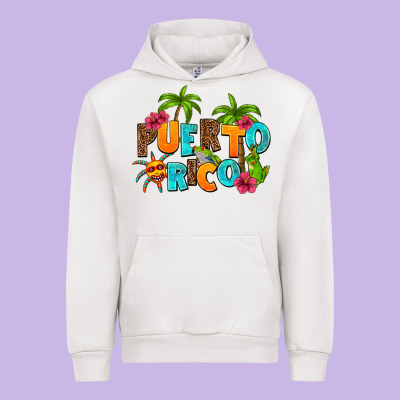 Puerto Rico Urban Hoodie Designed By Adodesignshop