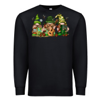 Black camping gnomies Premium Sweatshirt - texasbilliewilder