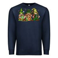 Navy camping gnomies Premium Sweatshirt - texasbilliewilder