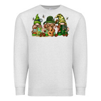 Oatmeal Heather camping gnomies Premium Sweatshirt - texasbilliewilder