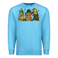 Ocean Blue camping gnomies Premium Sweatshirt - texasbilliewilder