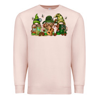 Pale Pink camping gnomies Premium Sweatshirt - texasbilliewilder