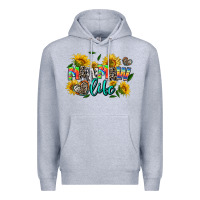 Heather Grey mawmaw life Premium Hoodie - AdoDesignShop