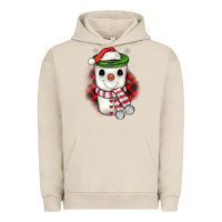 Pigment French Oak Christmas snowman coffee Urban Hoodie - JahusDesignShop