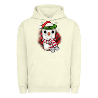 Pigment Pistachio Christmas snowman coffee Urban Hoodie - JahusDesignShop