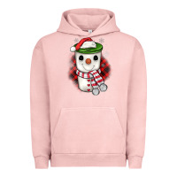 Pigment Salmon Christmas snowman coffee Urban Hoodie - JahusDesignShop