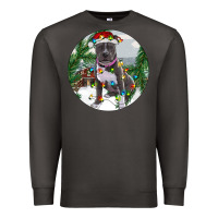 Smoke Pitbull And Farm Premium Sweatshirt - RanaPortraitStore