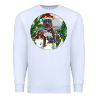 White Pitbull And Farm Premium Sweatshirt - RanaPortraitStore