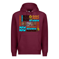 Burgundy maw maw Premium Hoodie - AdoDesignShop