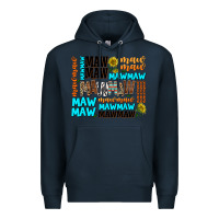 Navy maw maw Premium Hoodie - AdoDesignShop