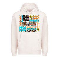 Pale Pink maw maw Premium Hoodie - AdoDesignShop