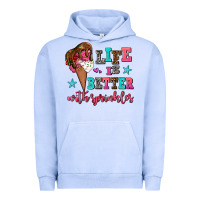 Pigment Grape Ice life is better with sprinkles Urban Hoodie - AdoDesignShop