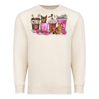 Sandshell cat coffee cups Premium Sweatshirt - texasbilliewilder