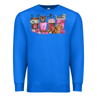 True Royal cat coffee cups Premium Sweatshirt - texasbilliewilder