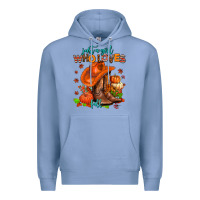Colony Blue jusr a girl who loves fall  cowgirl Premium Hoodie - AdoDesignShop